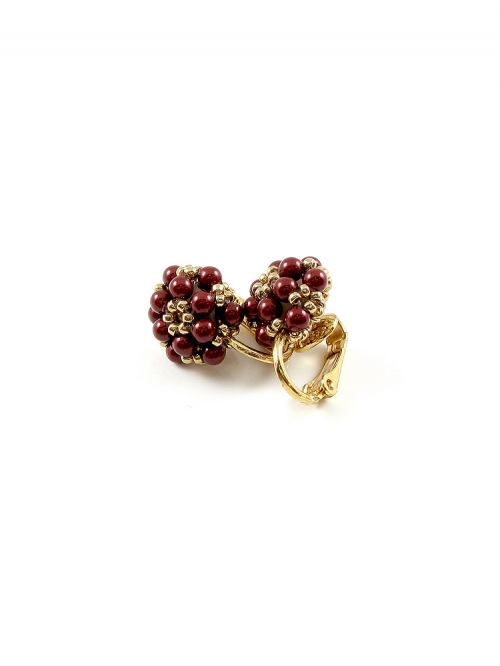Clips earrings by Ichiban - Daisy Bordeaux